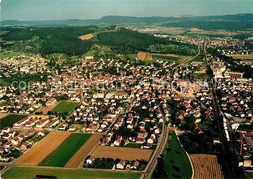 AK / Ansichtskarte Salach Fliegeraufnahme Salach