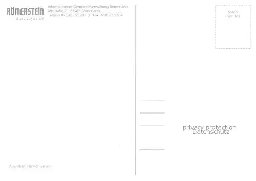 AK / Ansichtskarte Roemerstein Turm Roemerstein