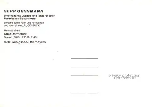 AK / Ansichtskarte Koenigssee Sepp Gussmann Orchester Koenigssee
