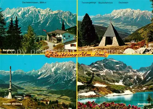 AK / Ansichtskarte Haus_Ennstal Kaibling Alm Bergheim Hauser Kaibling Maralmsee Haus_Ennstal