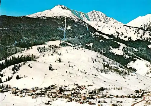 AK / Ansichtskarte Lermoos_Tirol Grubigstein Fliegeraufnahme Winter Lermoos Tirol