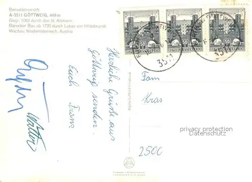 AK / Ansichtskarte Furth_Goettweig Fliegeraufnahme Furth Goettweig