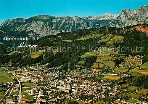 AK / Ansichtskarte Liezen_Steiermark Fliegeraufnahme Panorama Liezen_Steiermark