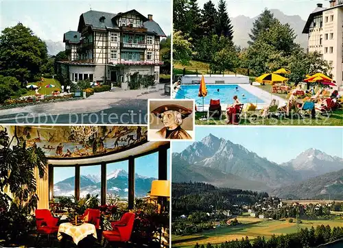 AK / Ansichtskarte Igls_Tirol Hotel Maximilian Kurpark Igls_Tirol
