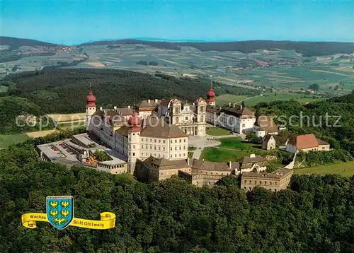 AK / Ansichtskarte Furth_Goettweig Benediktinerstift Fliegeraufnahme Furth Goettweig