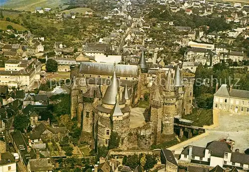 AK / Ansichtskarte Vitre_d_Ille et Vilaine Fliegeraufnahme Museumsschloss  Vitre_d_Ille et Vilaine