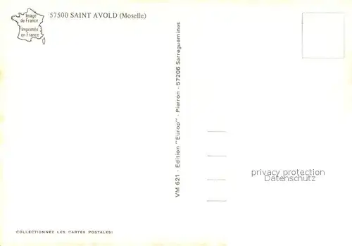 AK / Ansichtskarte Saint Avold Hotel Terminus Kirche Wappen Saint Avold