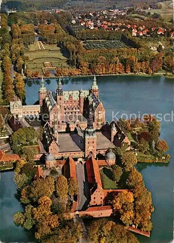 AK / Ansichtskarte Frederiksborg Fliegeraufnahme Schloss Frederiksborg