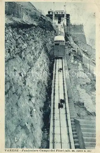 AK / Ansichtskarte Zahnradbahn Varese Funicolare Campo dei Fiori  Zahnradbahn