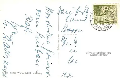 AK / Ansichtskarte Alphorn Alphornblaeser  Alphorn