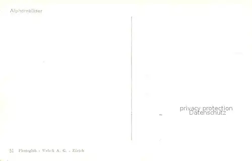 AK / Ansichtskarte Alphorn Alphornblaeser Alphorn