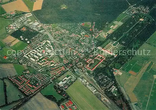 AK / Ansichtskarte Oberschleissheim Fliegeraufnahme Schloessern Parkanlagen Oberschleissheim