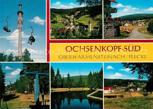 AK / Ansichtskarte Oberwarmensteinach Ochsenkopf Sued Sesselbahn  Oberwarmensteinach