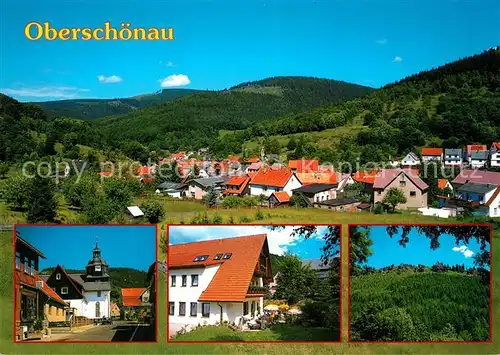 AK / Ansichtskarte Oberschoenau_Thueringen Berghotel Simon Oberschoenau Thueringen