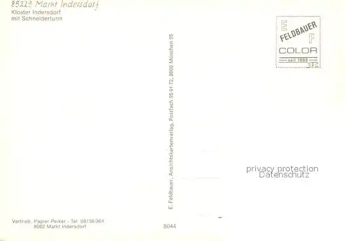 AK / Ansichtskarte Markt_Indersdorf Kloster Schneiderturm Markt Indersdorf