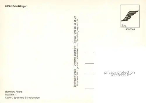 AK / Ansichtskarte Schelklingen Fliegeraufnahme Schelklingen