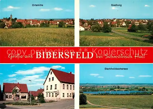 AK / Ansichtskarte Bibersfeld Starkholzbachersee Siedlung  Bibersfeld