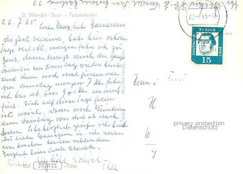 AK / Ansichtskarte St_Wendel  St_Wendel