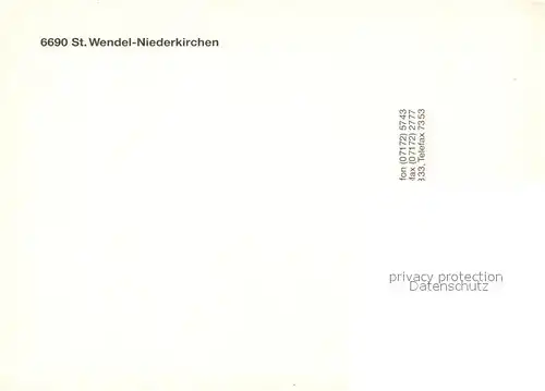 AK / Ansichtskarte Niederkirchen_Saarland Fliegeraufnahme 