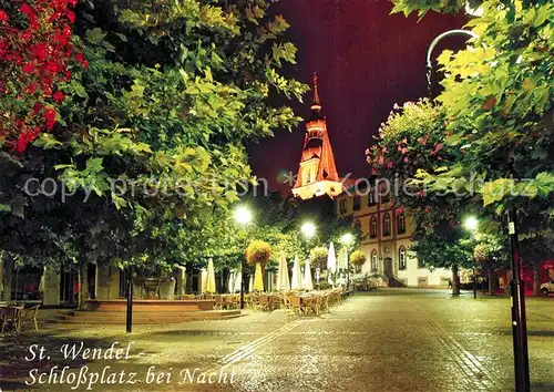 AK / Ansichtskarte St_Wendel Schlossplatz  St_Wendel