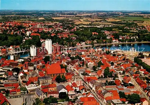 AK / Ansichtskarte Eckernfoerde Fliegeraufnahme / Eckernfoerde