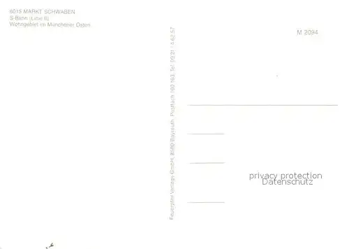 AK / Ansichtskarte Markt_Schwaben_Ebersberg Wohngebiet Muenchener Osten Markt_Schwaben_Ebersberg