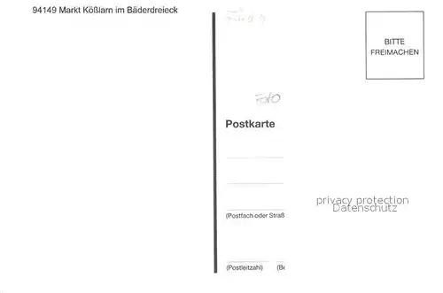 AK / Ansichtskarte Koesslarn Baederdreieick Rathaus Koesslarn