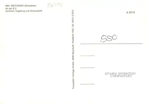 AK / Ansichtskarte Meitingen Kirche Freibad Meitingen