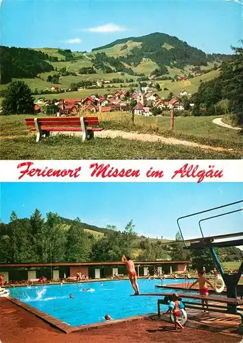 AK / Ansichtskarte Missen_Oberallgaeu Freibad Missen Oberallgaeu