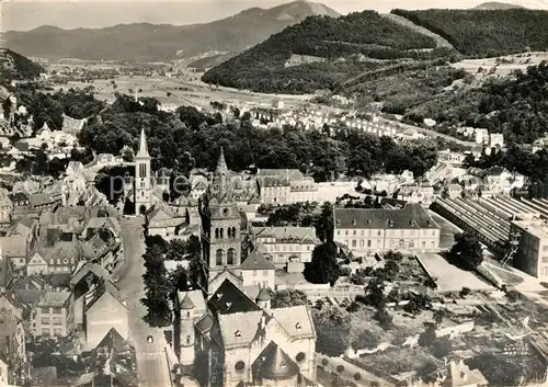 AK / Ansichtskarte Munster_Haut_Rhin_Elsass Les Eglises vue aerienne Munster_Haut_Rhin_Elsass