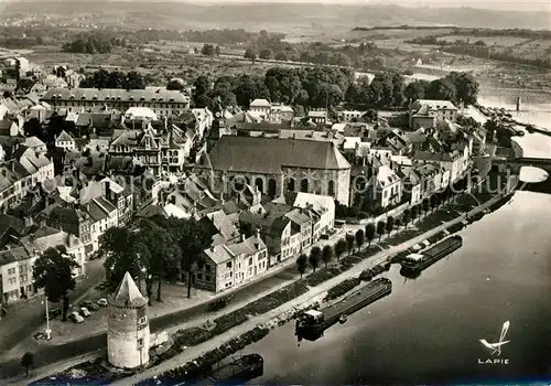 AK / Ansichtskarte Givet_Ardennes Tour Victoire Eglise Hotel de Ville Douane des Bateaux vue aerienne Givet Ardennes