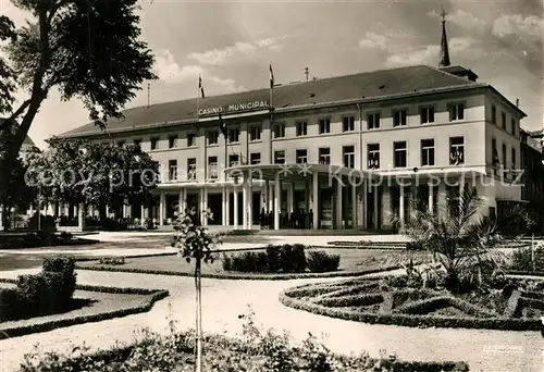 AK / Ansichtskarte Niederbronn les Bains Casino municipal et le parc Niederbronn les Bains