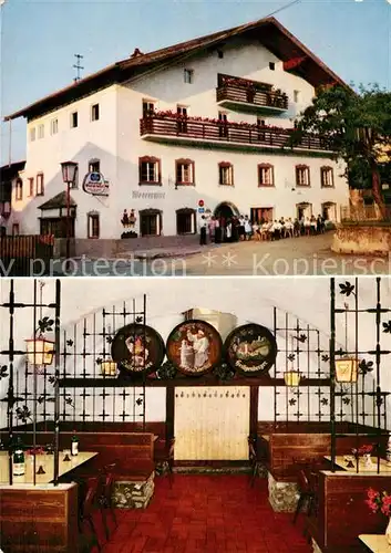 AK / Ansichtskarte Weer Gasthof Weererwirt Gaststube Weer