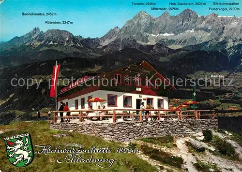 AK / Ansichtskarte Schladming_Obersteiermark Hochwurzenhuette Schladminger Tauern Schladming_Obersteiermark