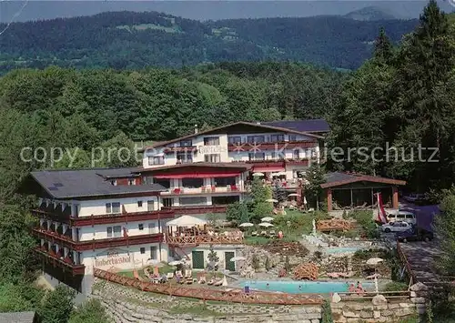 AK / Ansichtskarte Adnet Hotel Hubertushof Swimming Pool Adnet