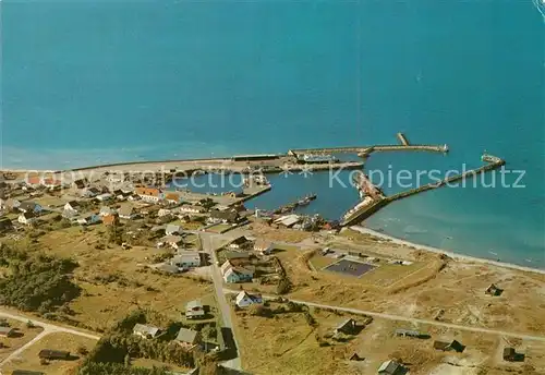 AK / Ansichtskarte Vestero_Havn Hafen Fliegeraufnahme Vestero_Havn