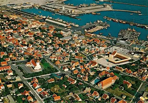 AK / Ansichtskarte Skagen Hafen Fliegeraufnahme Skagen