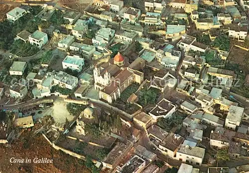 AK / Ansichtskarte Kfar_Kana Fliegeraufnahme Kfar_Kana