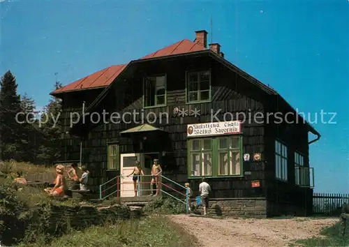 AK / Ansichtskarte Trojanovice Turisticka chata Velky Javornik Beskydy Bergbaude Beskiden Trojanovice