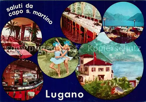 AK / Ansichtskarte Paradiso_TI Ristorante Bar Capo San Martino Lago di Lugano Luganersee Paradiso TI