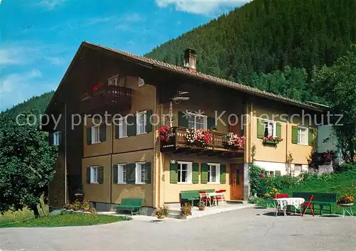 AK / Ansichtskarte St_Gallenkirch_Vorarlberg Gaestehaus Kraft St_Gallenkirch_Vorarlberg