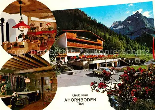 AK / Ansichtskarte Hinterriss_Tirol Alpengasthof Eng am Grossen Ahornboden Alpen Hinterriss Tirol