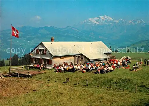 AK / Ansichtskarte Saentis_AR Bergrestaurant Oberbaechen Saentis_AR