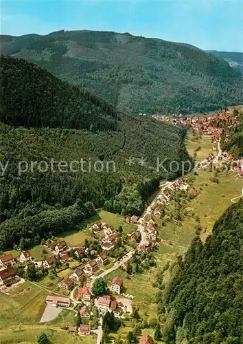 AK / Ansichtskarte Bad_Herrenalb Fliegeraufnahme mit Gaistal Bad_Herrenalb