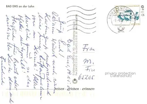 AK / Ansichtskarte Bad_Ems Fliegeraufnahme Bad_Ems