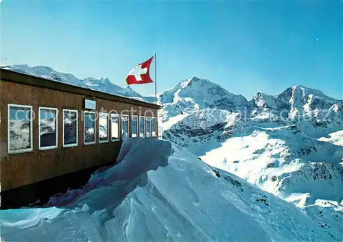AK / Ansichtskarte Piz_Lagalb Panorama Bergrestaurant Piz_Lagalb