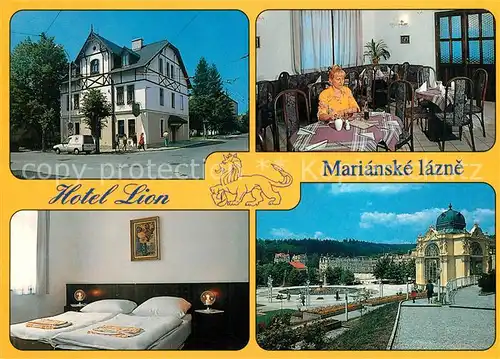 AK / Ansichtskarte Marianske_Lazne Hotel Lion Marianske_Lazne