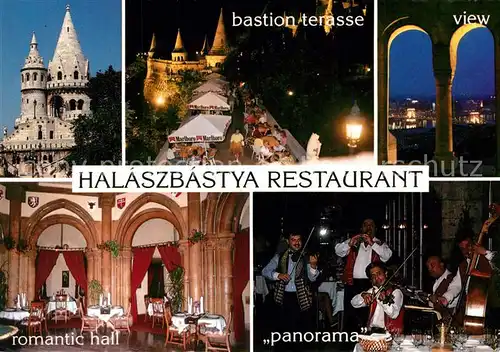 AK / Ansichtskarte Budapest Restaurant Halaszbastya Bastion Terrasse Fischerbastei  Budapest