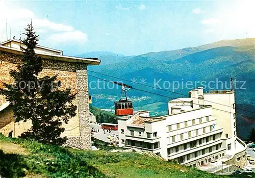AK / Ansichtskarte Sinaia Alpine Hotel mit Seilbahn Sinaia