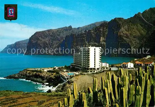 AK / Ansichtskarte Puerto_Santiago_Tenerife Acantilado y Hotel Los Gigantes Puerto_Santiago_Tenerife